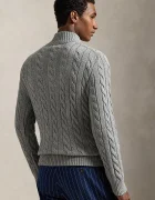 Polo Ralph Lauren пуловер мъжки от памук сив 710810841
