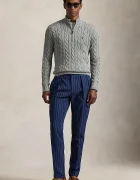 Polo Ralph Lauren пуловер мъжки от памук сив 710810841