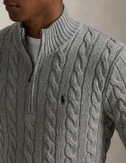 Polo Ralph Lauren пуловер мъжки от памук сив 710810841
