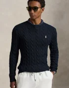 Polo Ralph Lauren пуловер мъжки от памук тъмносин 710775885
