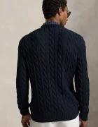 Polo Ralph Lauren пуловер мъжки от памук тъмносин 710775885