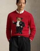 Polo Ralph Lauren пуловер мъжки от вълна червен 710B28797