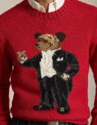 Polo Ralph Lauren пуловер мъжки от вълна червен 710B28797