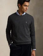 Polo Ralph Lauren пуловер мъжки от вълна сив 710954589