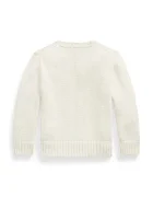 Polo Ralph Lauren пуловер за деца от памук бежов 322970429502