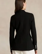 Polo Ralph Lauren Сако с вълна в тъмносиньо с двуредно закопчаване с изчистен дизайн