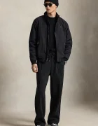 Polo Ralph Lauren спортен панталон мъжки с памук черен с висока талия 710B30262