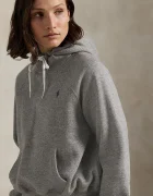 Polo Ralph Lauren Суичър ARCTIC FLEECE в сиво с качулка с меланжов десен 211971698004