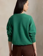 Polo Ralph Lauren суичър дамски с памук зелен 211978306