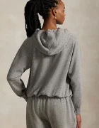 Polo Ralph Lauren суичър с качулка дамски с памук сив 211971691