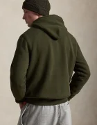 Polo Ralph Lauren суичър с качулка мъжки с памук зелен 710766778