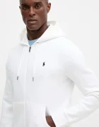 Polo Ralph Lauren суичър с цип и качулка бял 710881517