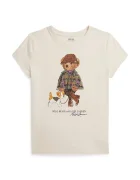 Polo Ralph Lauren тениска за деца от памук бежова 313B26296001
