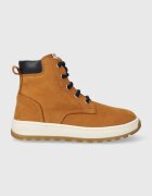 Pom D'api Детски половинки обувки от велур FLOW BOOTS