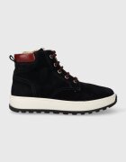 Pom D'api Детски половинки обувки от велур FLOW BOOTS