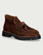 posa боти дамски от велур Aosta Tassel Boot кафяви PW239.201
