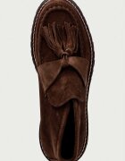 posa боти дамски от велур Aosta Tassel Boot кафяви PW239.201