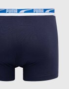 Puma боксерки мъжки от памук с еластан Everyday Logo 2 броя тъмносини 938325