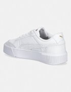 Puma Carina Mia маратонки дамски от кожа бели с платформа 402637