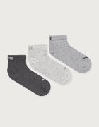 Puma чорапи с памук QUARTER PLAIN 3 броя сиви 938589