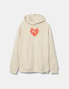 Puma Памучен суичър FLAMING LOVE Hoodie TR