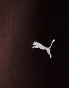 Puma спортен клин дамски от памук с еластан Flared Leggings кафяв с висока талия 631542