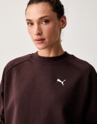 Puma спортен комплект анцуг дамски с памук кафяв 693995