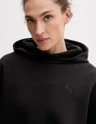 Puma Суичър в черно с качулка с изчистен дизайн 632051