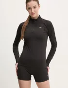 Puma Суичър за джогинг Run Velocity в черно с изчистен дизайн 526650