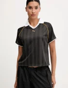 Puma Тениска с яка дамска в черно 632157