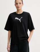 Puma тениска женска памучна GRAPHIC черна 634566
