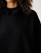 Rains поларен суичър Fleece Hoodie черен 19010