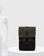 Rains Раница Trail Backpack Mini W3 в зелено малък размер с изчистен дизайн 14300-03