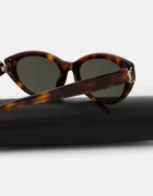 Saint Laurent слънчеви очила дамски оранжеви SL M148