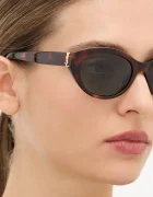 Saint Laurent слънчеви очила дамски оранжеви SL M148
