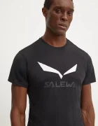 Salewa туристическа тениска мъжка Solidlogo Dry черна 00.0000027018
