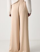 Scotch & Soda панталон дамски бежов с висока талия ULH01488F
