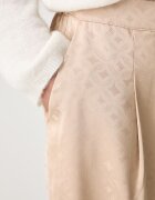 Scotch & Soda панталон дамски бежов с висока талия ULH01488F