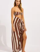 SEAFOLLY плажна пола дамска Coastline Sarong кафява 55539-SG