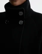 Sessun Палто с вълна в черно 25112002