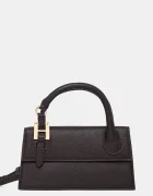 Silvian Heach чанта crossbody дамска от кожа MARECHIARO кафява RCP25007BO
