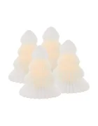 Sirius Комплект led коледна украса Claire Juletra (4 броя) в бяло