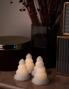 Sirius Комплект led коледна украса Claire Juletra (4 броя) в бяло