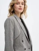 Sisley Сако в черно с двуредно закопчаване 2D12LW03P