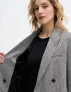 Sisley Сако в черно с двуредно закопчаване 2D12LW03P