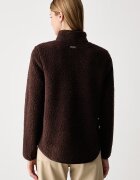 Skechers поларен суичър дамски SKECH-SHERPA JACKET кафяв JA218