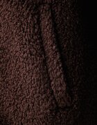 Skechers поларен суичър дамски SKECH-SHERPA JACKET кафяв JA218