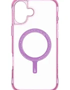 skinarma Калъф за телефон с вграден магнитен пръстен iPhone 16 в розово SK-2024IP61-SDOMS-PNK