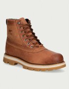 Sorel туристически обувки мъжки от кожа LARK-47 BOOT WP кафяви 2181301242
