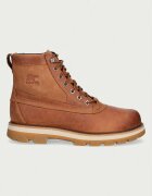 Sorel туристически обувки мъжки от кожа LARK-47 BOOT WP кафяви 2181301242
